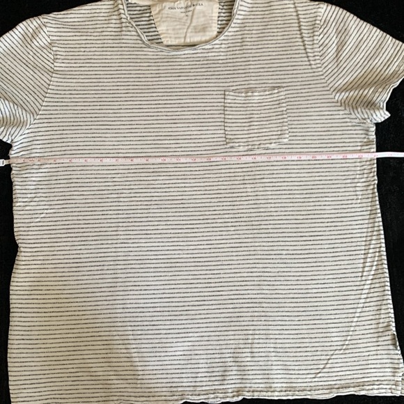 Men’s John Varvatos Star USA EMMETT T-Shirt Size XL Ivory and Black - Picture 6 of 9